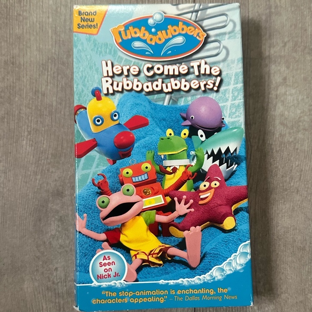 Vintage Nick Jr, Rubbadubbers Here Come The Rubbadubbers! VHS